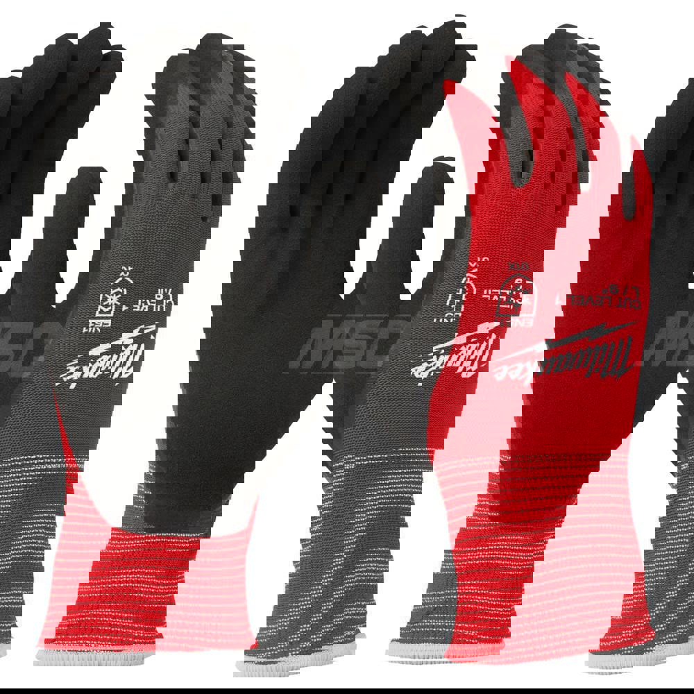 Cut & Puncture-Resistant Gloves: Size X-Large, ANSI Cut A1, ANSI Puncture 1, Nitrile, Series 48-22